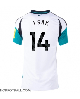 Billige Fotballdrakt Newcastle United Alexander Isak #14 Replika Bortedrakt Dame 2024-25 Kortermet